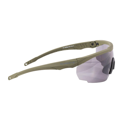 SWISSEYE tactical safety glasses UV protection non-fog Green