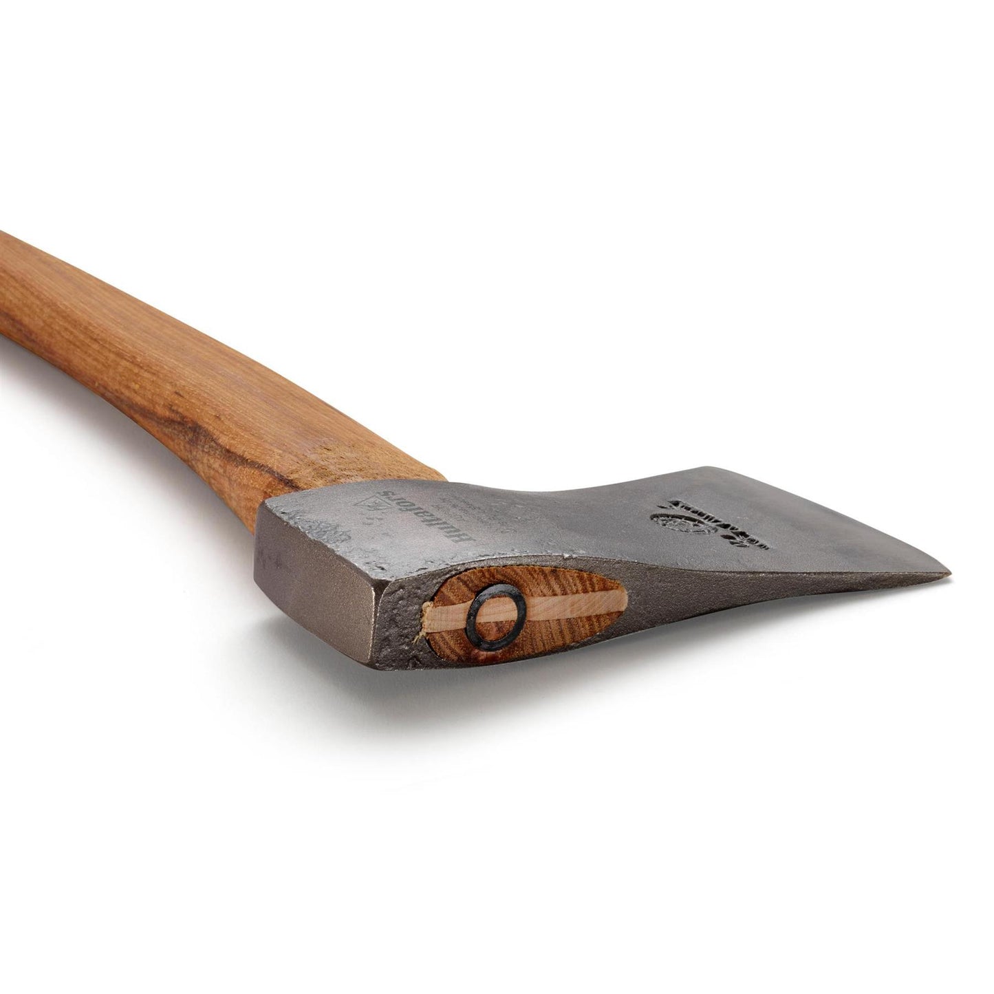 HULTAFORS ax with carbon steel head and hickory handle