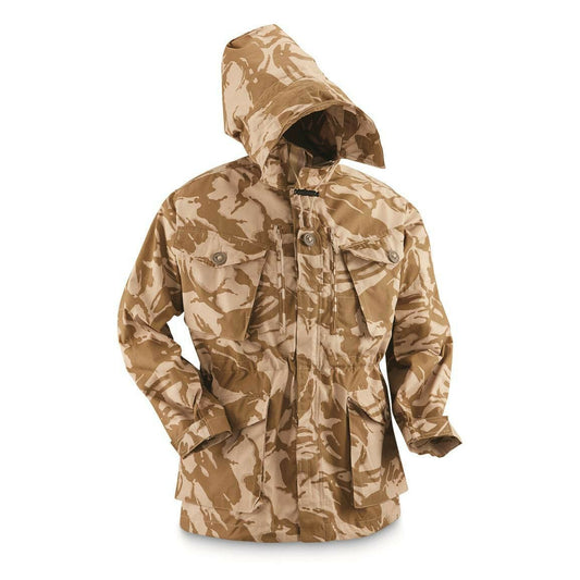 British Army windproof demi-season jacket in Desert print