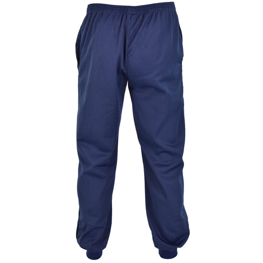 French army sports trousers with pockets in blue