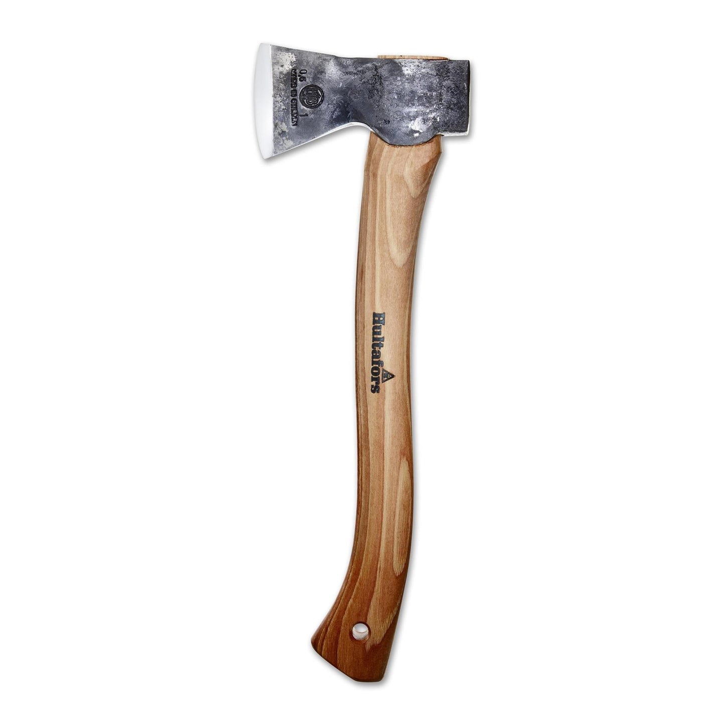 HULTAFORS ax with carbon steel blade and hickory wood handle