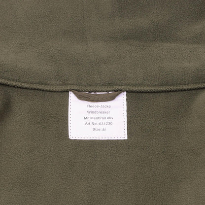 Blochl Austrian military style fleece sweater Olive