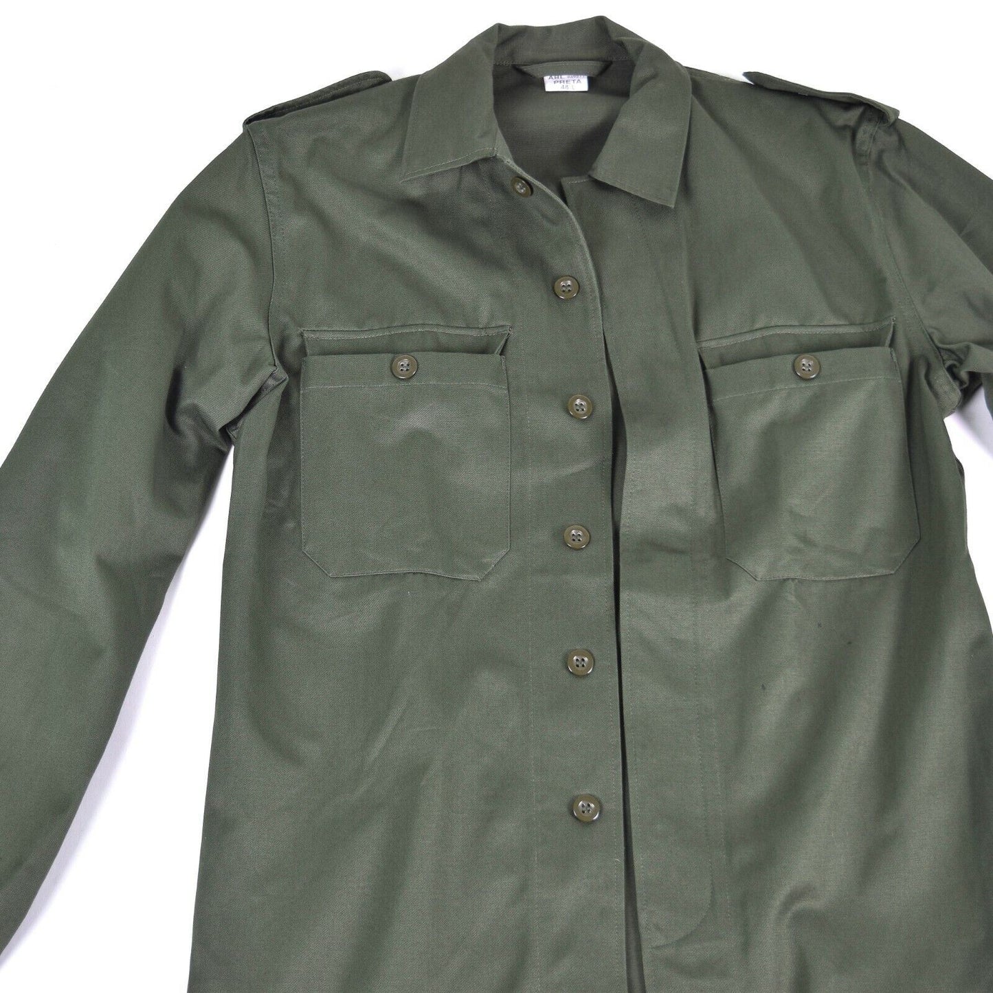 Belgian Army BDU Button Up Shirt Green