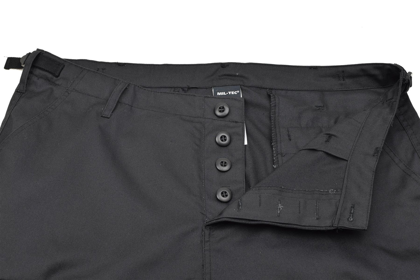 MIL-EC Military bermuda style shorts Black