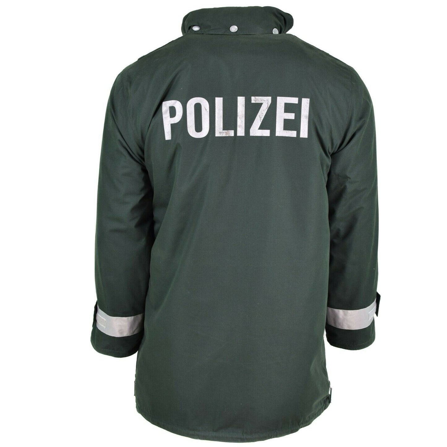 German police waterproof GoreTex jacket in green