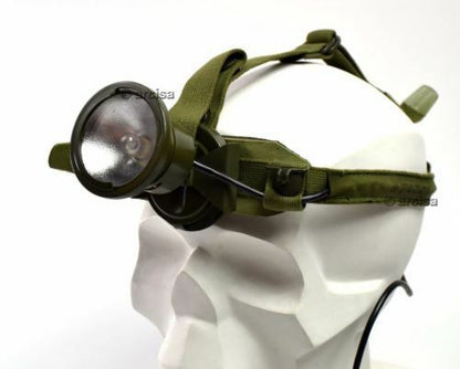 Swedish military vintage spotlight in full working order