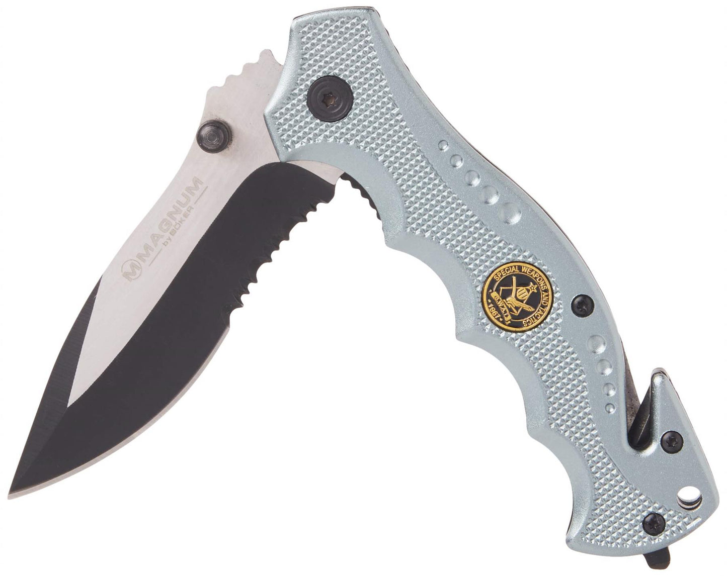 BOKER Hero folding knife with belt cutter and glass breaker