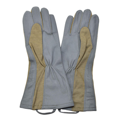 Dutch army glove leather palms heat resistant Olive