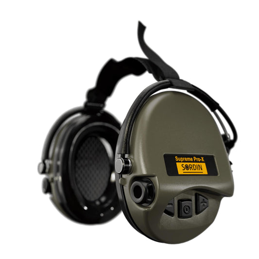 Sordin Supreme Pro-X Neckband – Elektroninės Klausos Apsaugos Ausinės