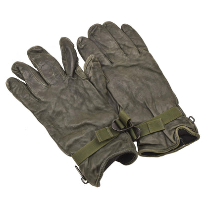 British Army MK II Lined Leather Gloves Olive