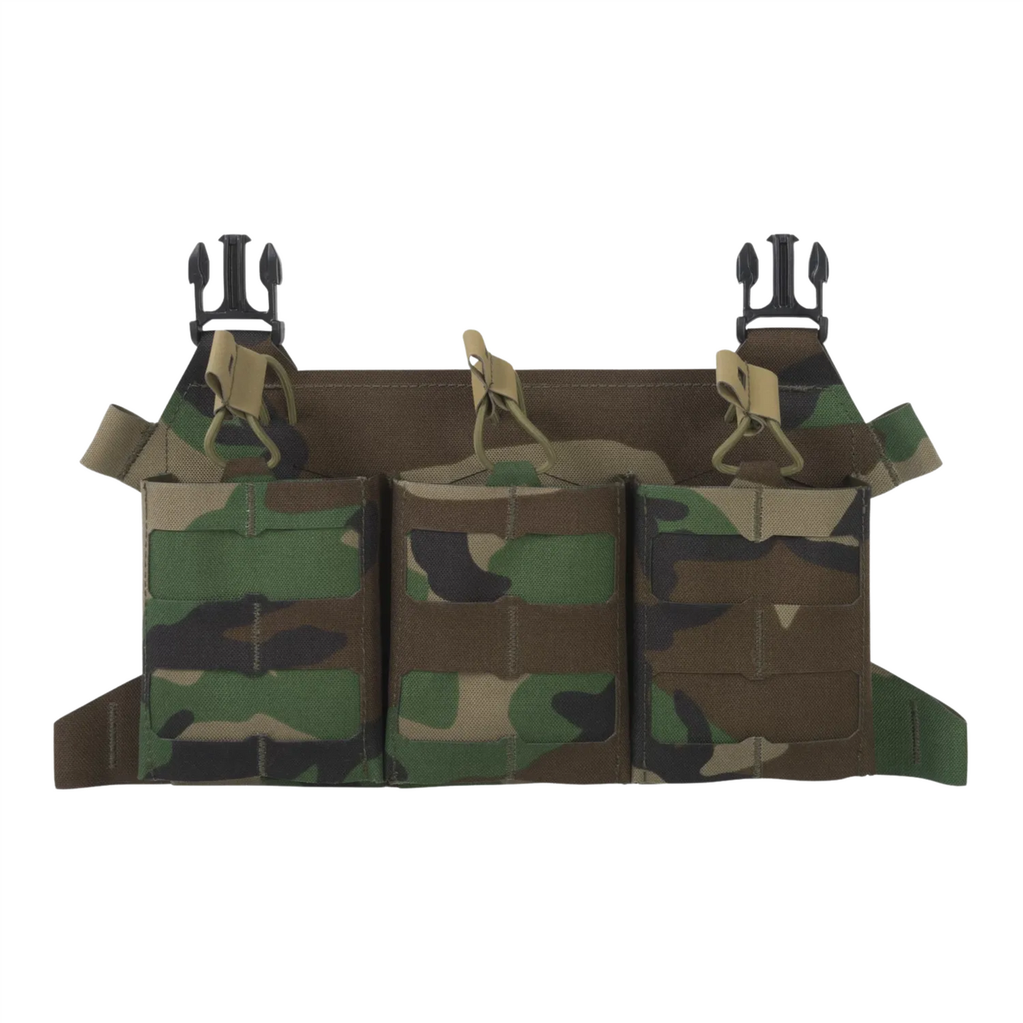 Direct Action Skeletonized Triple 308 dėtuvės dėklas Woodland marginimo
