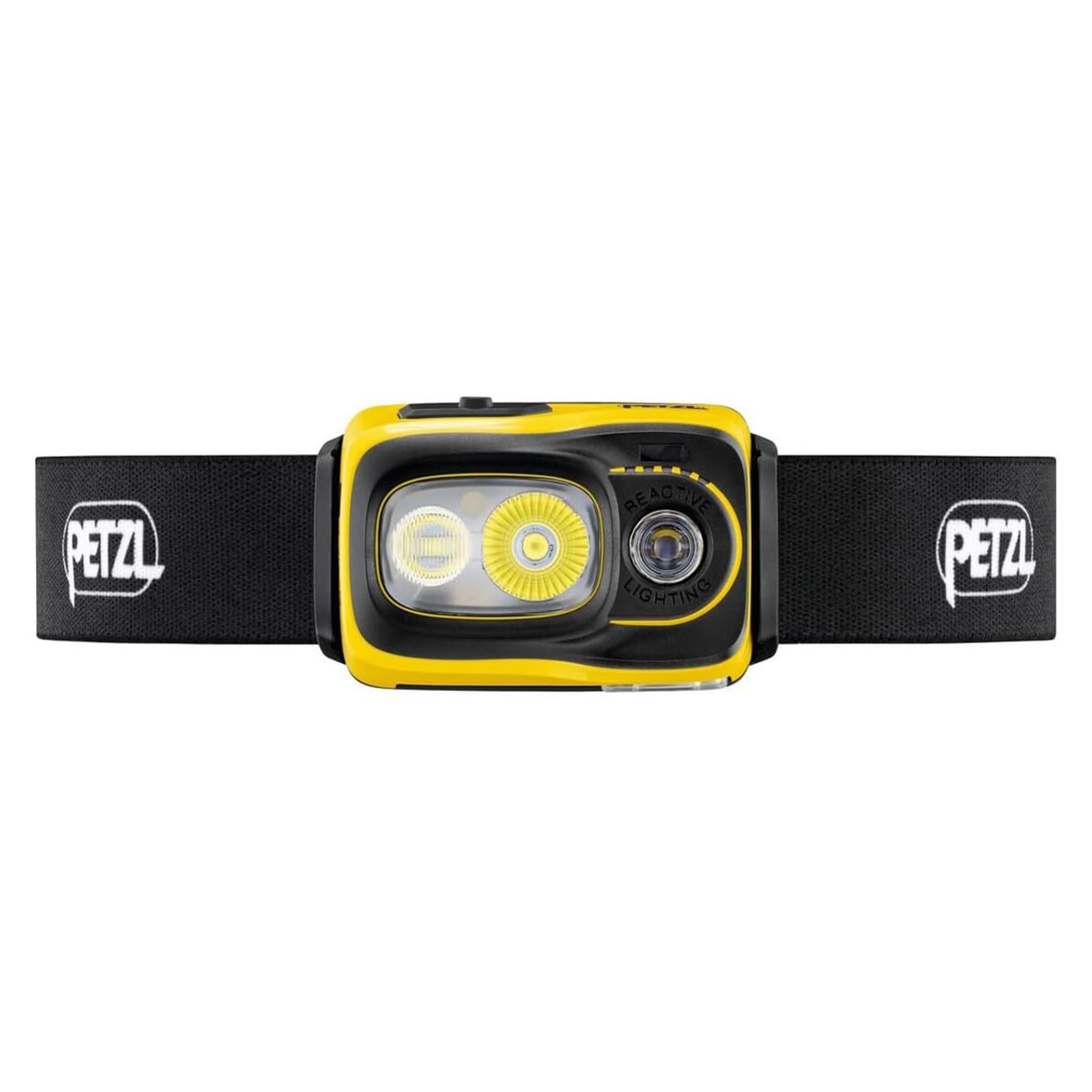 PETZL Swift RL pakraunamas prožektorius ant galvos