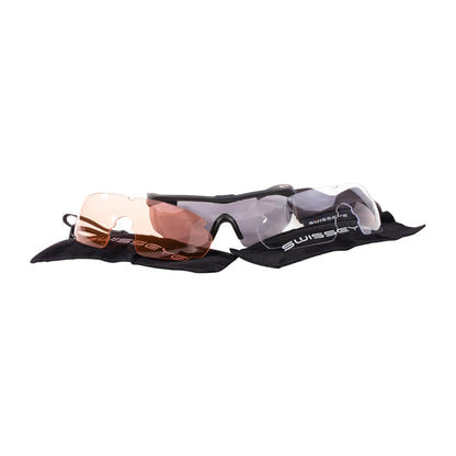 SWISSEYE Blackhawk protective shooting glasses with interchangeable lenses