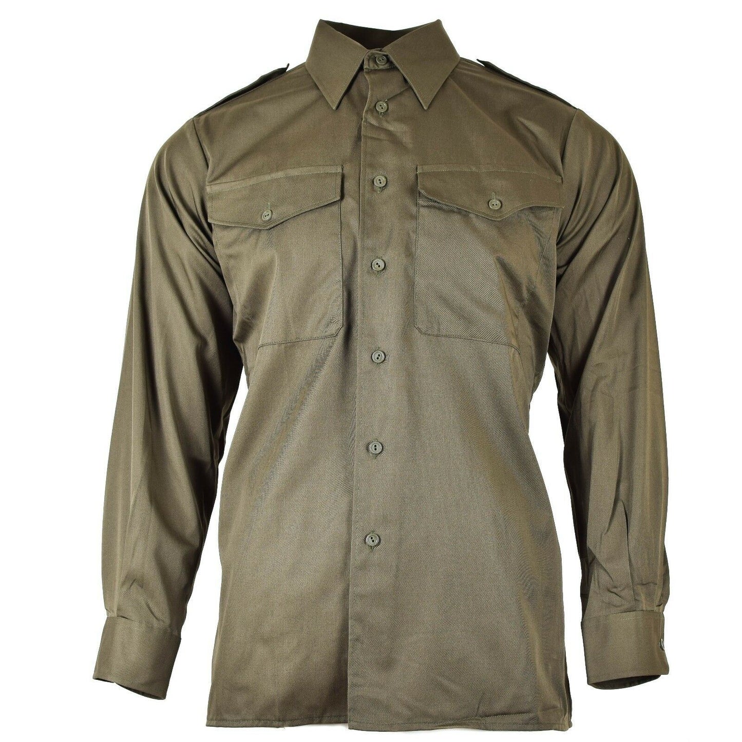 Austrian army BDU style shirt in olive color