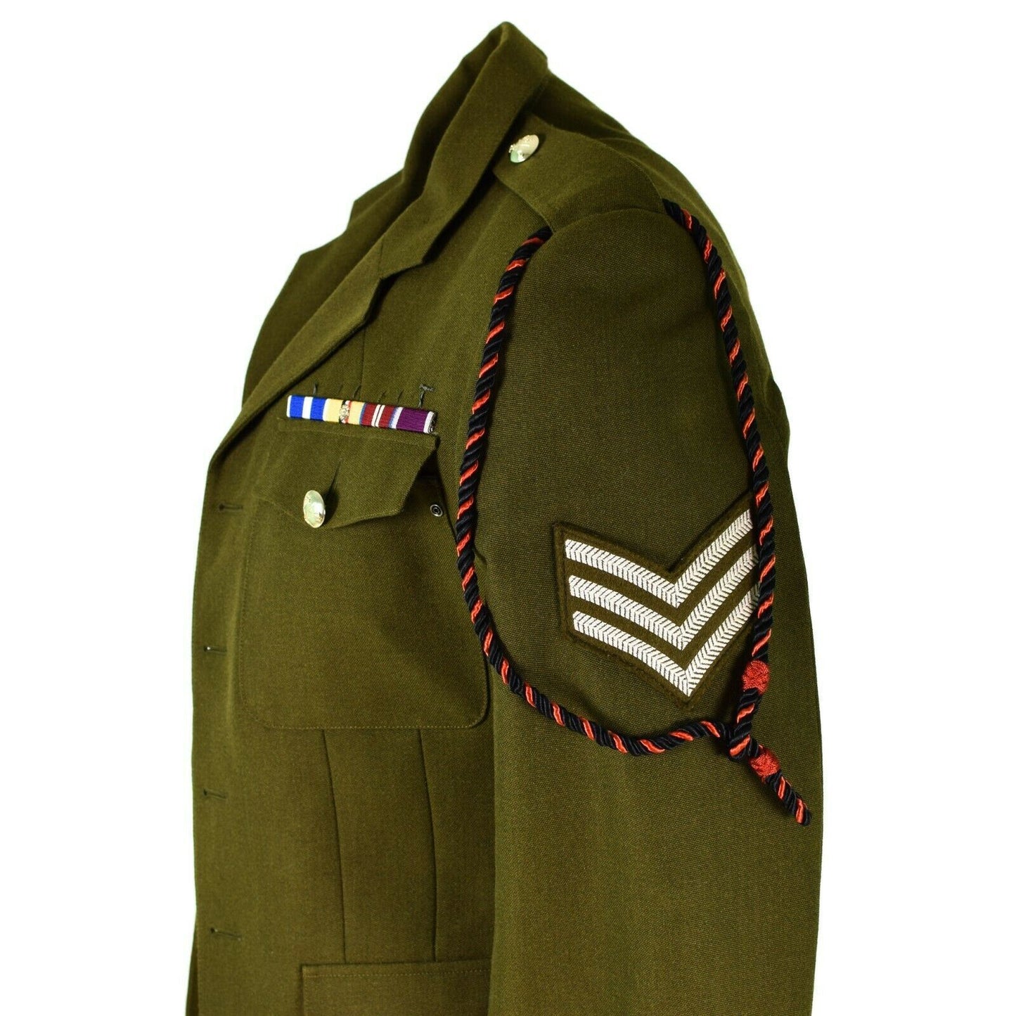 British Army uniform parade jacket made of wool Olive