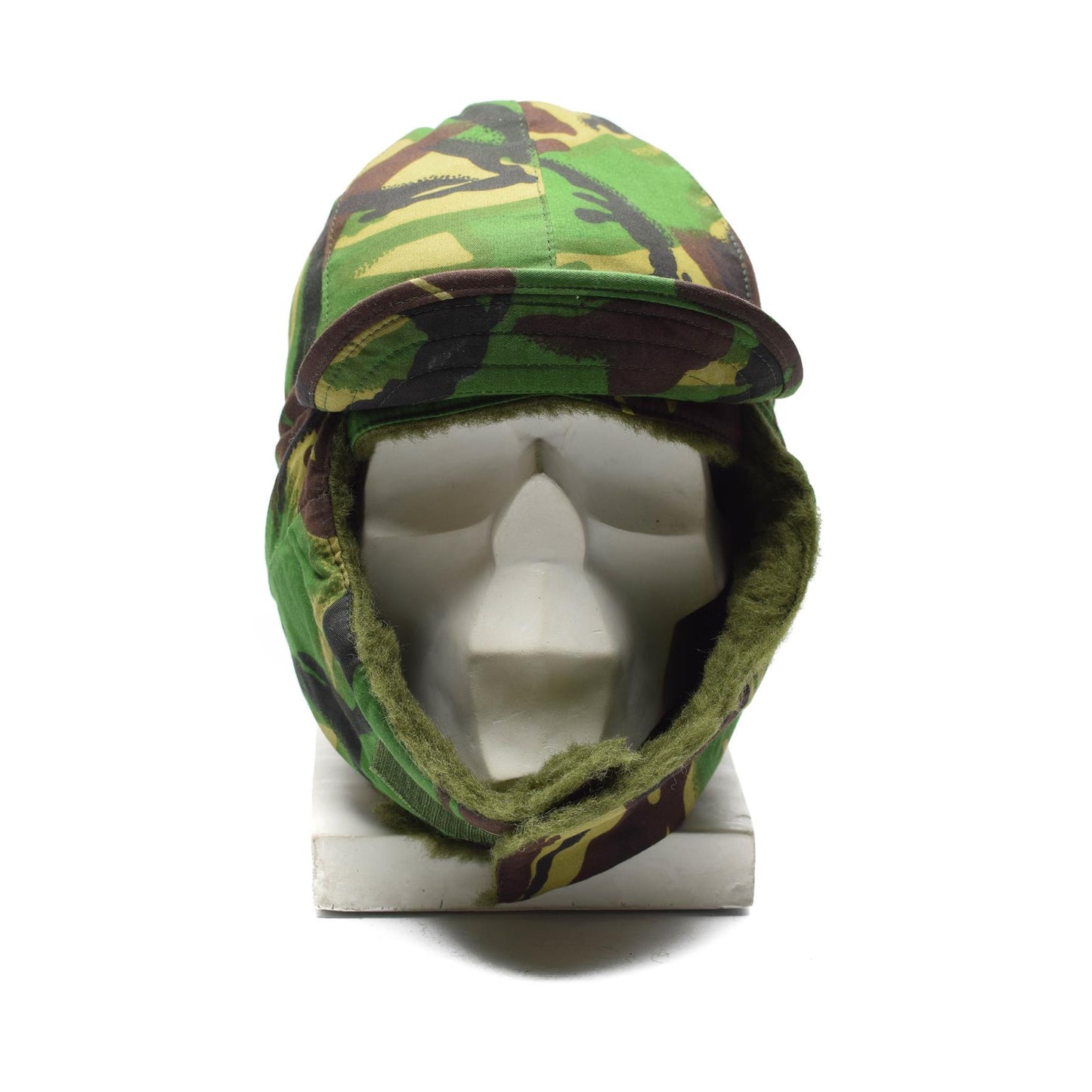 British army winter hat Woodland print