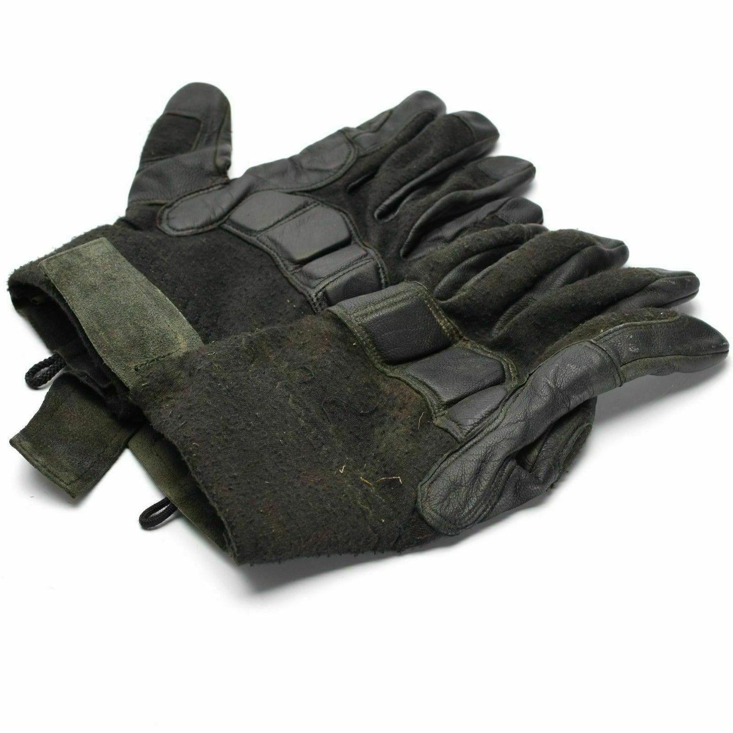 Austrian military reinforced tactical gloves in black