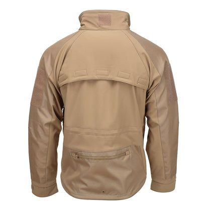 MIL-TEC jacket waterproof and windproof fleece lining Brown