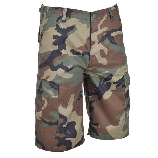 MIL-TEC shorts with pockets Woodland print