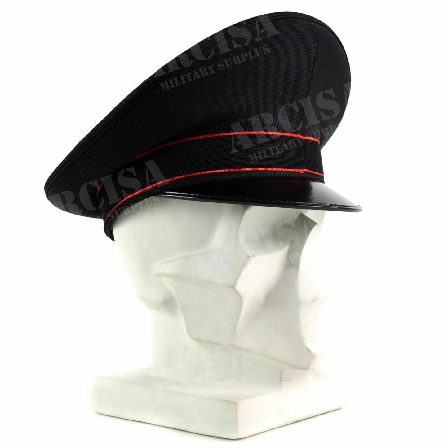 Italian military police cap with beaks Black