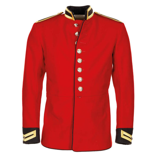 The parade jacket of the United Kingdom army is red in color