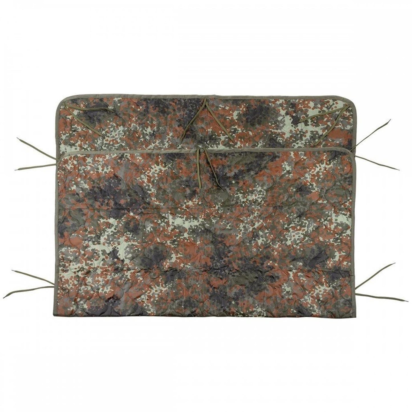 MIL-TEC greitai džiūstantis brezento pamušalas 210x150cm, camo raštas, lengvas ir kvėpuojantis pamušalas žygiams.