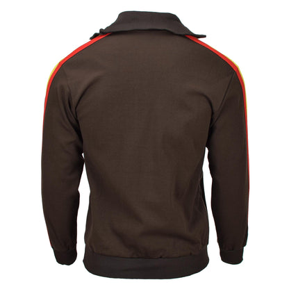 German military sports sweater in brown color