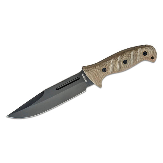 Boker Magnum Desert Warrior 2.0 Fixed Tactical Knife with Massive 440A Blade Blade