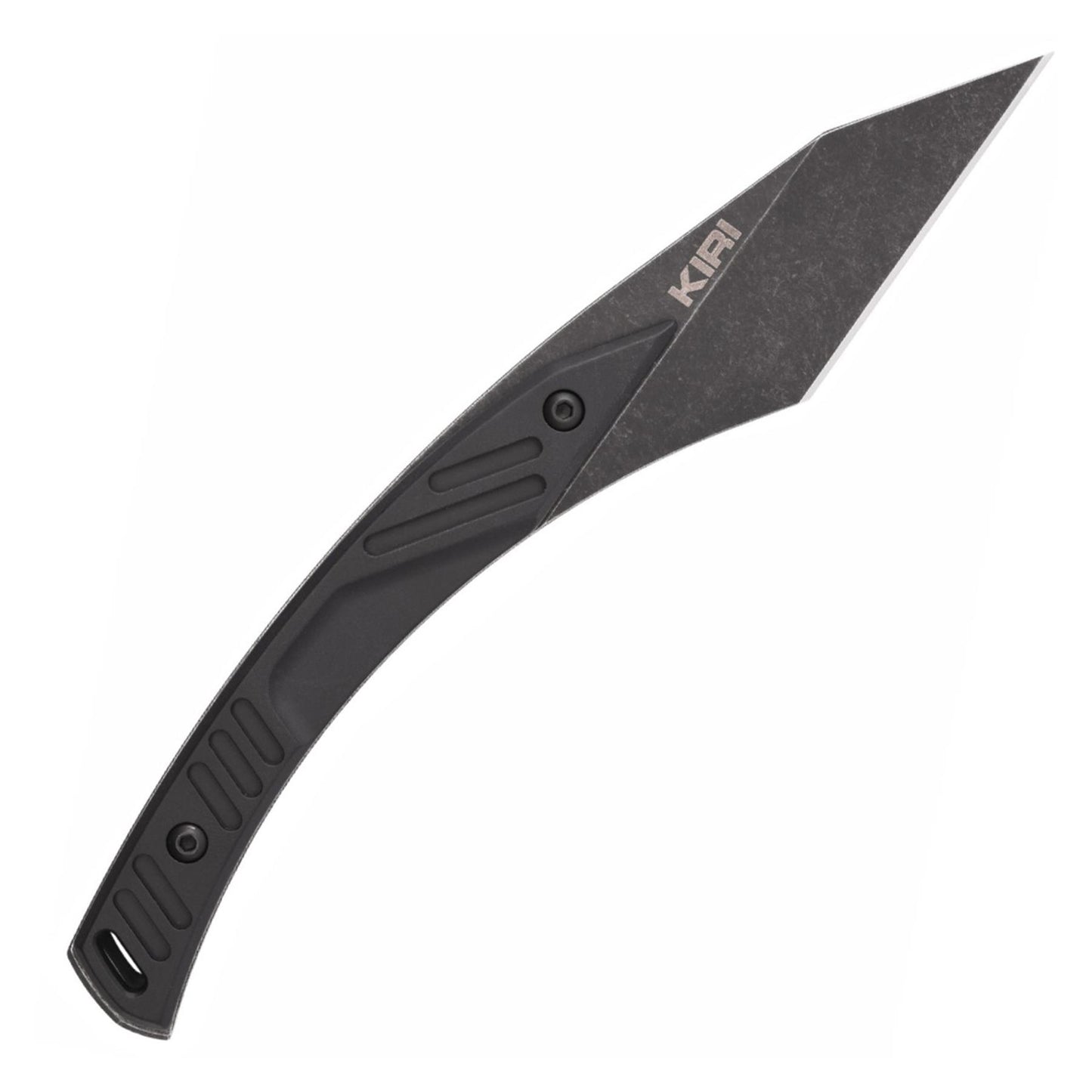 Extremaratio Kiri Dark Stone Tactical Fixed Knife Kiridashi Blade N690C Steel Black