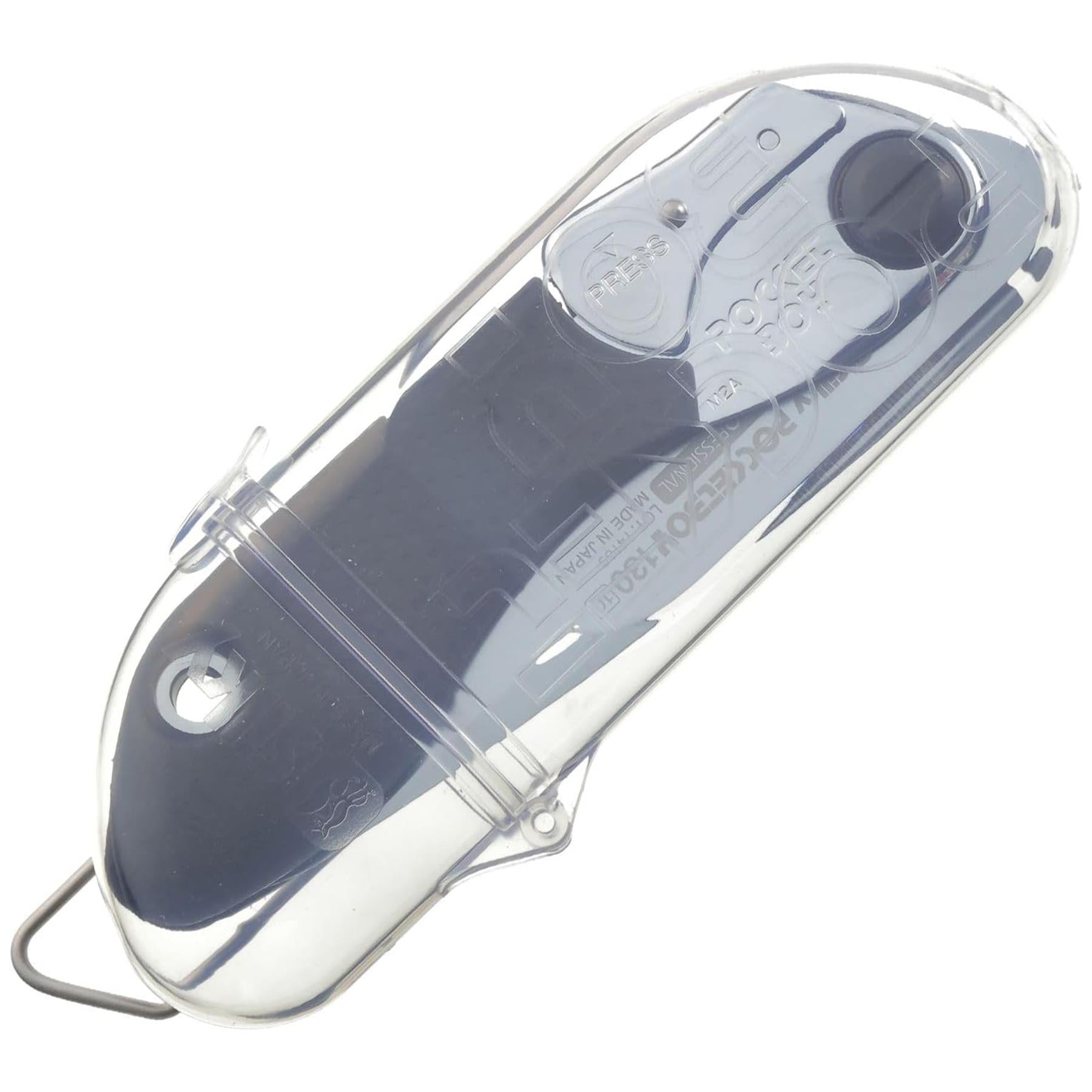 Silky Pocketboy 130-10 atlenkiamas pjūklas iš nerūdijančio plieno su guminė rankena ir apsauga.