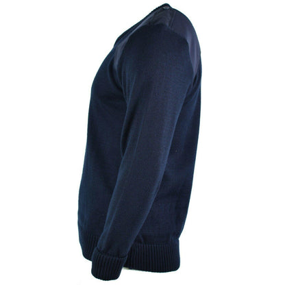 United Kingdom Army Police V-Neck Sweater Blue