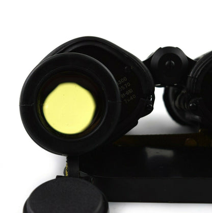 Rumunijos kariuomenės IOR 7x40 žiūronai su gumine dangą, atsparūs smūgiams ir vandeniui, karinė optika.