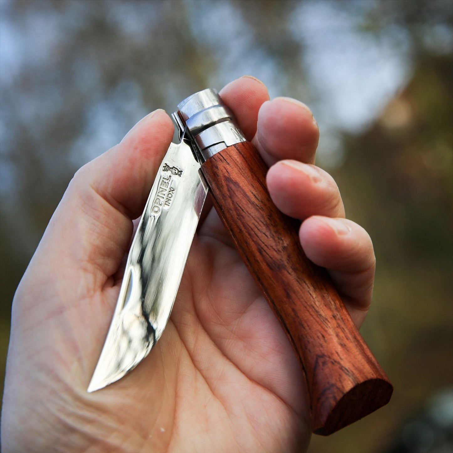 Opinel N°08 sulankstomas 8.5cm kišeninis peilis iš 12C27 plieno