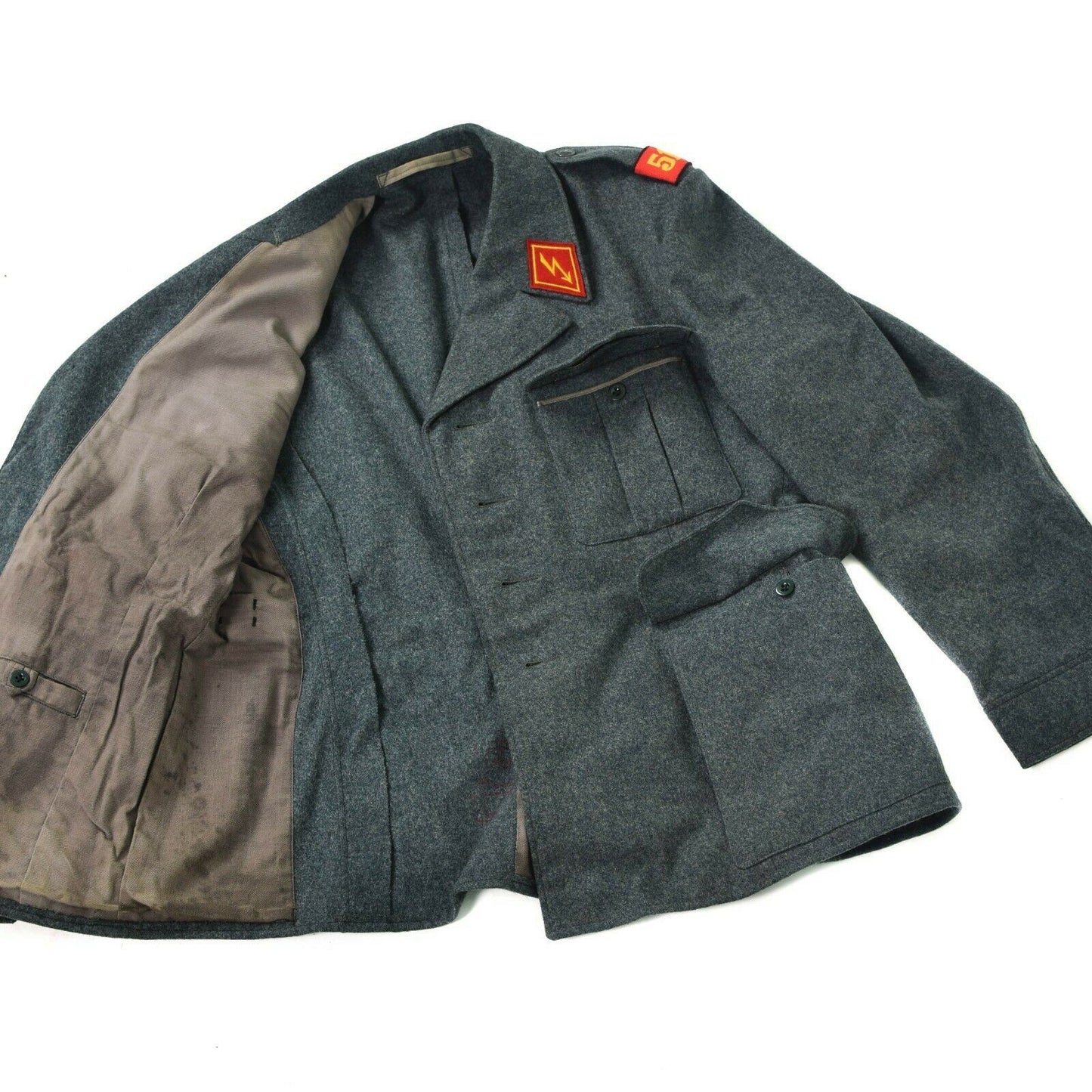 Swiss Army Woolen Formal Uniform Jacket Gray