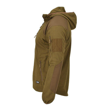 Blochl warm fleece jacket in Coyote color