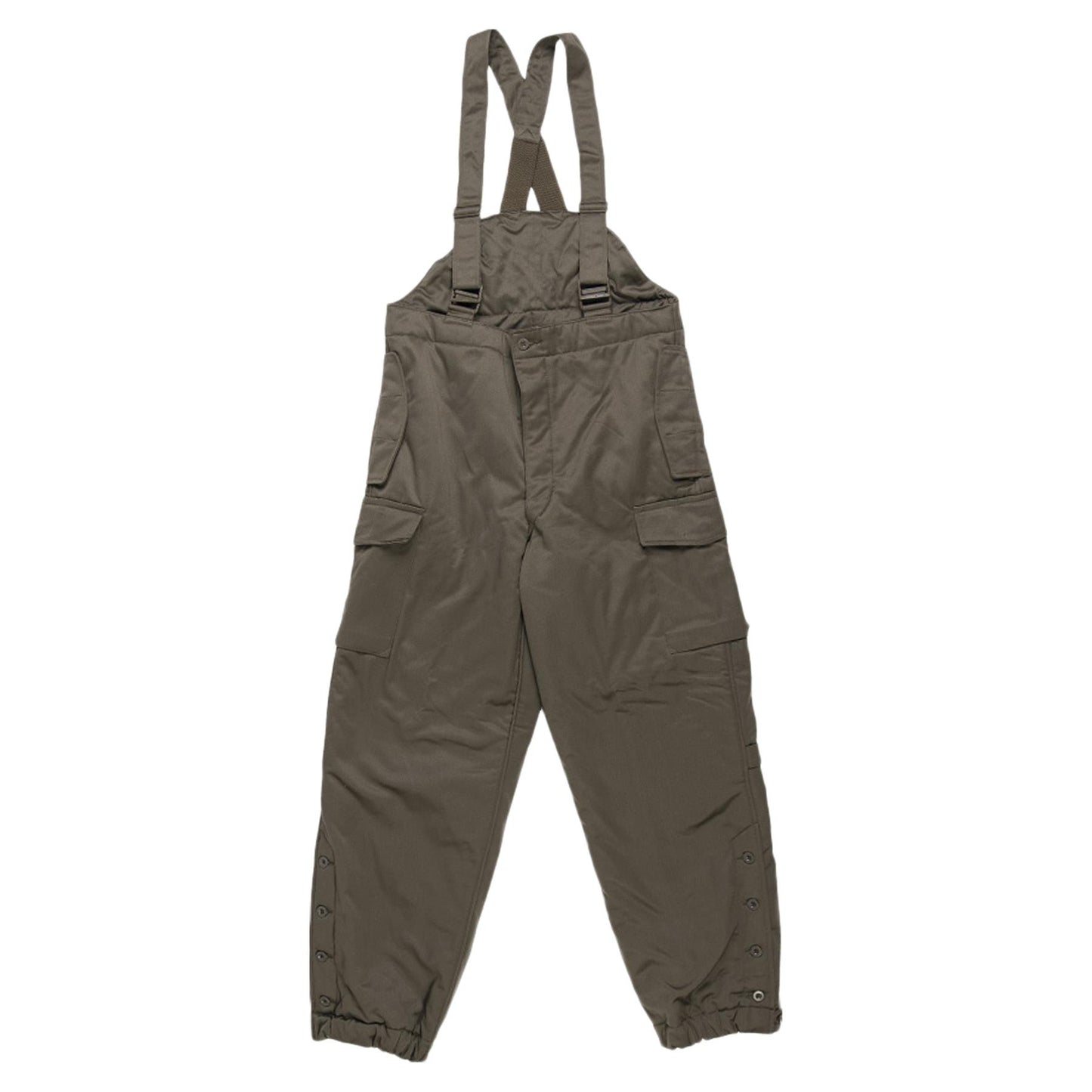 Austrian army trousers with braces olive color