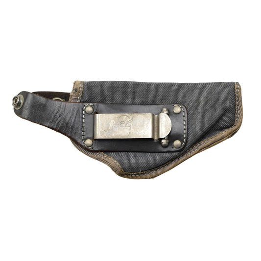 Italian army pistol leather holster gray