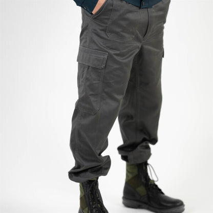 Danish army M71 work pants with pockets Gray