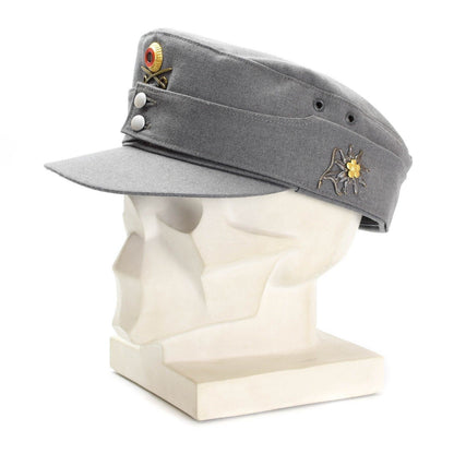 German army gray cap with a beak