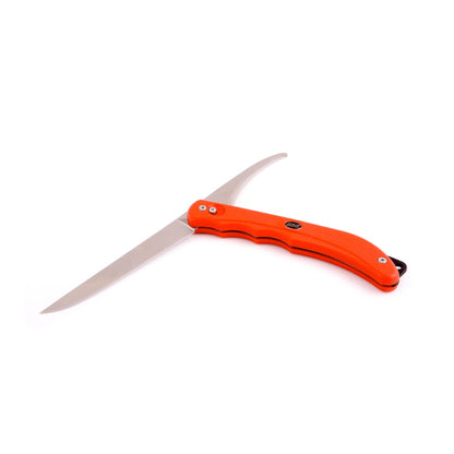 EKA DUO Swedish filleting knife with knot remover Orange