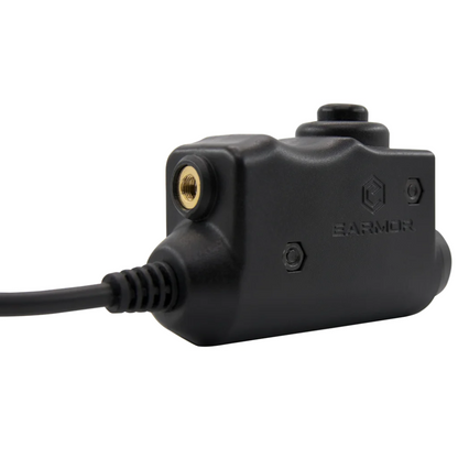 EARMOR M51 PTT ryšio adapteris Kenwood 2 kontaktų radijo jungtis