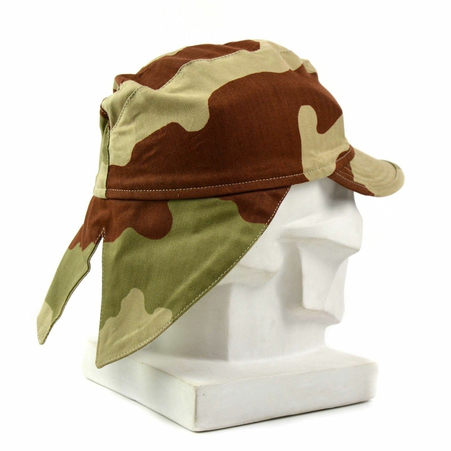 French military hat with a peak in desert print