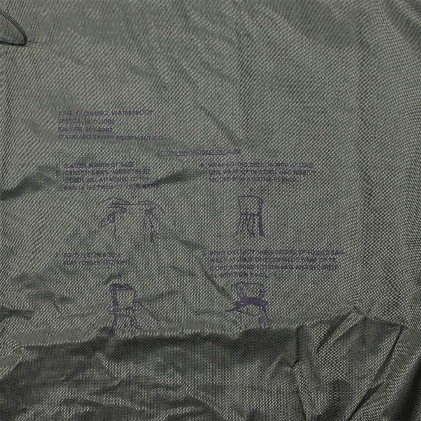 United States Army Waterproof Rubbish Bag Olive