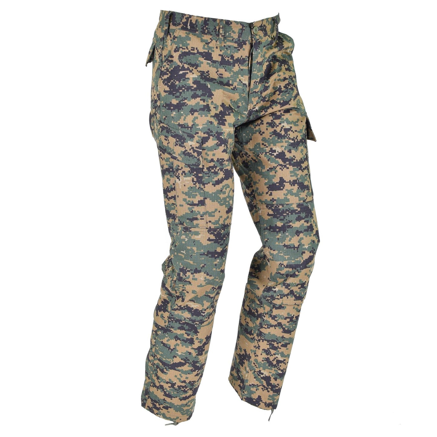 MIL-TEC uniform pants with Digital Woodland print