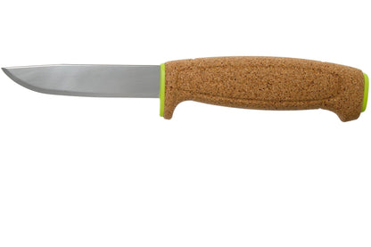 MORAKNNIV Floating knife with cork handle Green