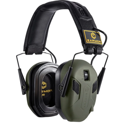 EARMOR M300X elektroninės klausos apsaugos ausinės 24dB NRR Foliage Green