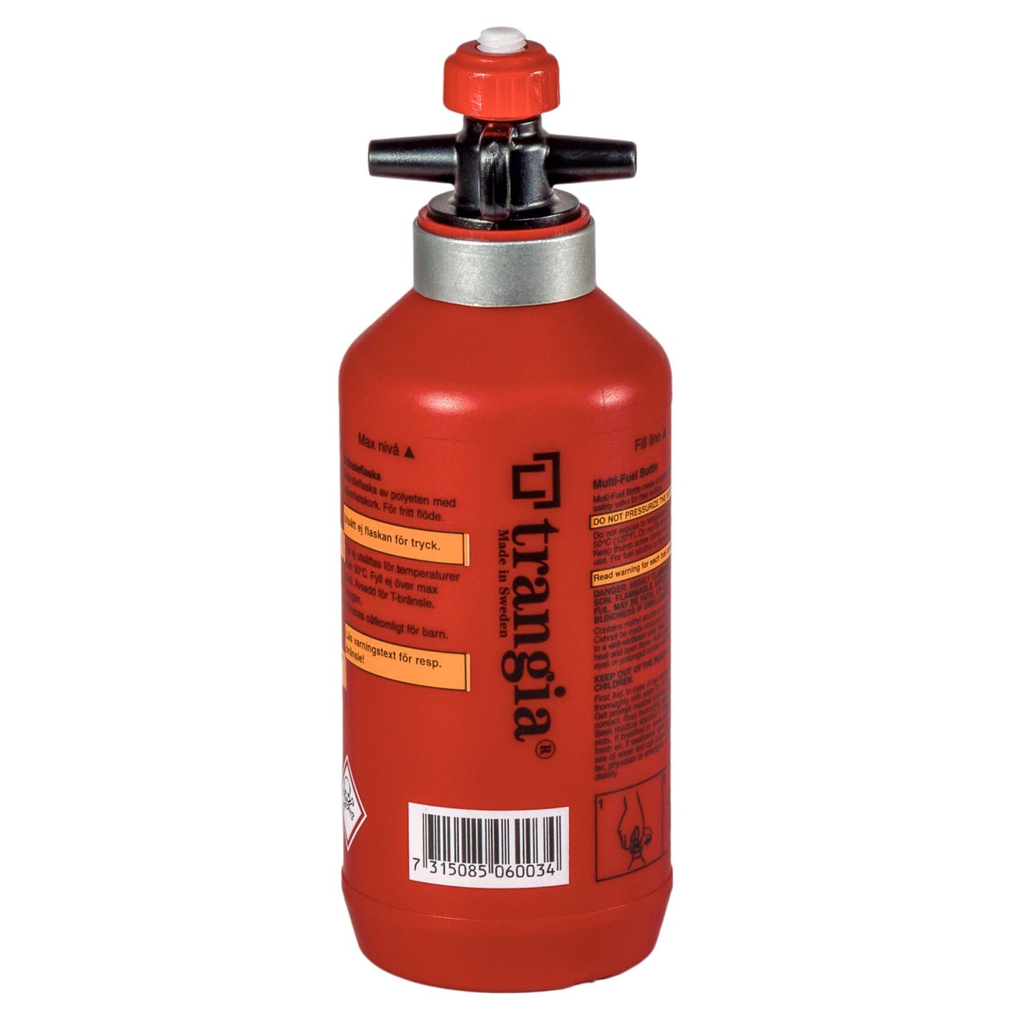 Trangia liquid fuel for the stove in a polyethylene container