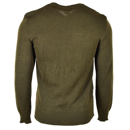 Czech Army M85 Sweater V-neck Brown