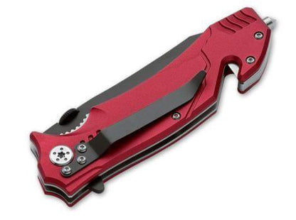 BOKER Fire Fighter folding knife belt cutter glass breaker