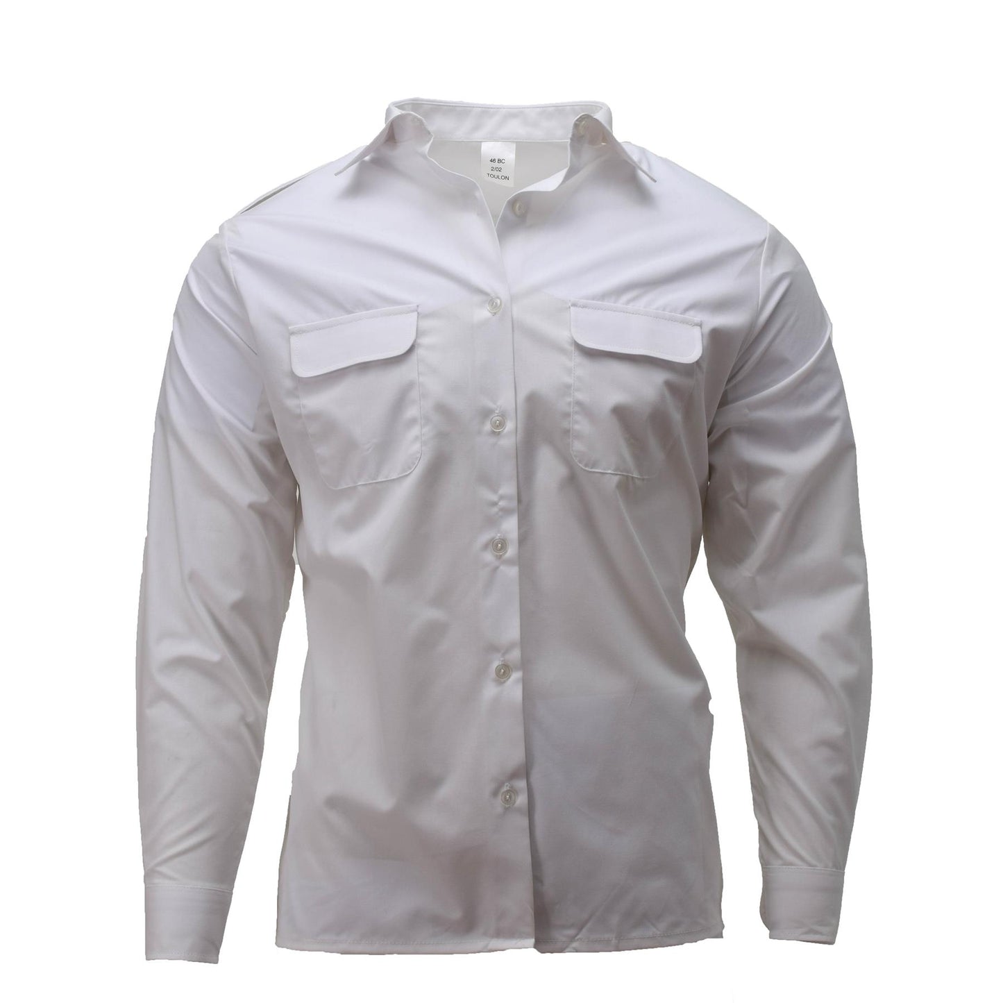 French Navy Classic Shirt White